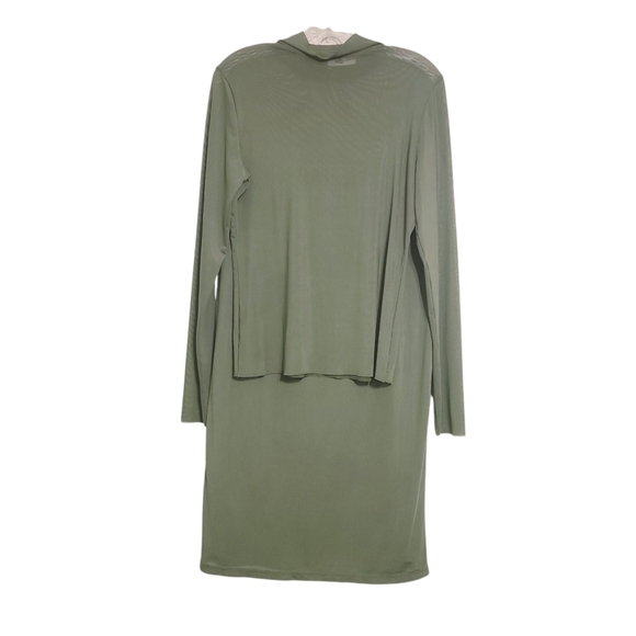 AFRM Los Angeles | Women's Long Sleeve Two Piece Green Skirt Set (Size Large/XL) - Picture 16 of 16